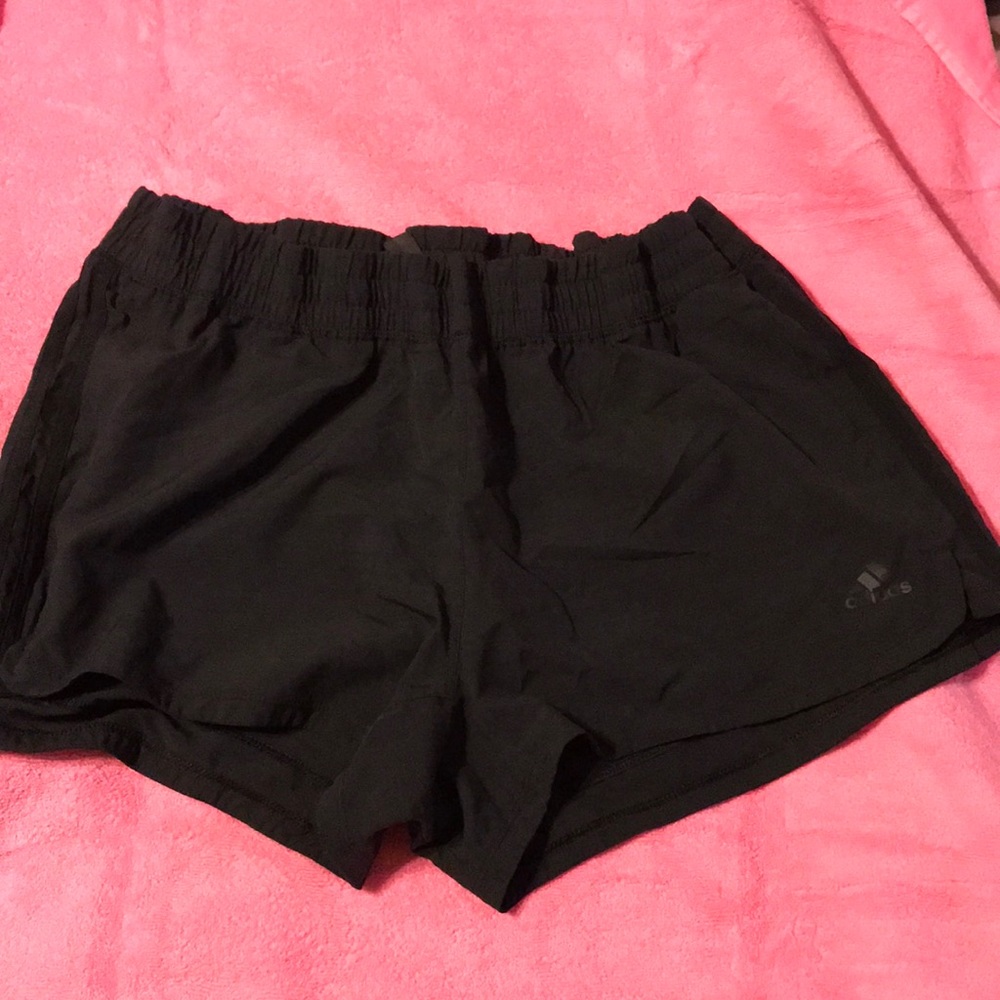 Womens Adidas shorts, black on black, size XL